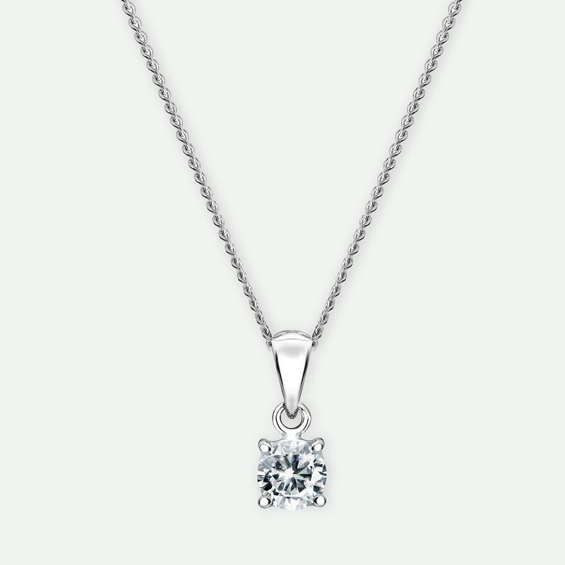 Sylvia | 9ct White Gold 0.25ct tw Lab Grown Diamond Necklace