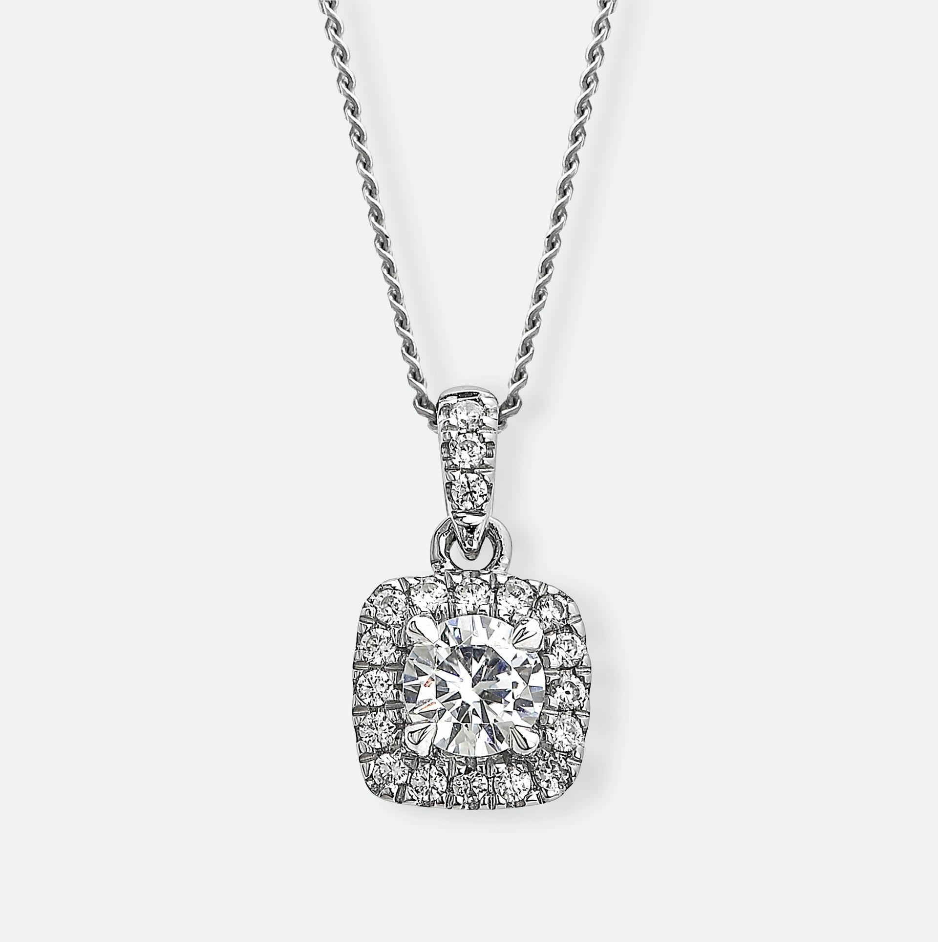 Zoey | 9ct White Gold 0.33ct tw Lab Grown Diamond Necklace