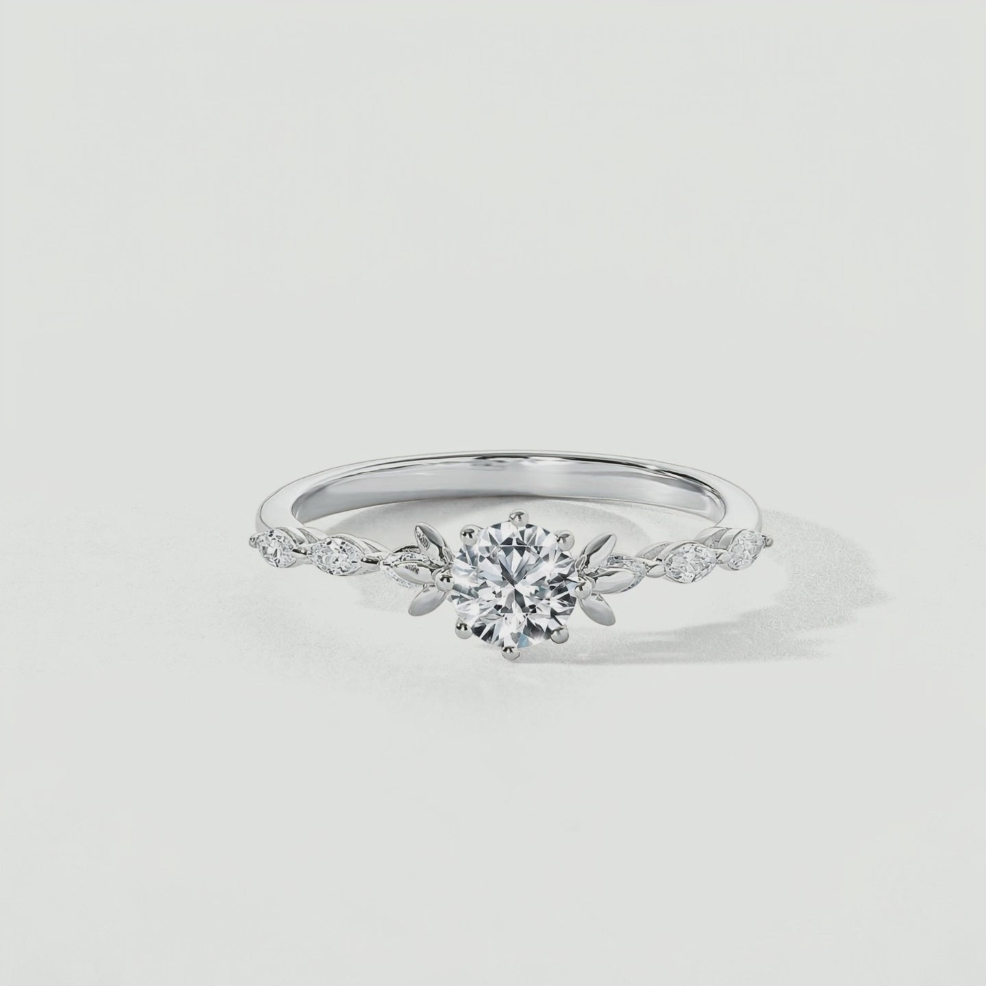 Video for Willow | 9ct White Gold 0.90ct tw Lab Grown Diamond Engagement Ring