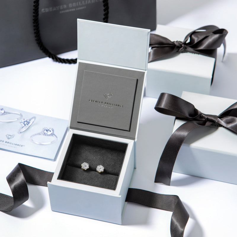 Ava | 9ct Yellow Gold 1.00ct tw Lab Grown Diamond Earrings