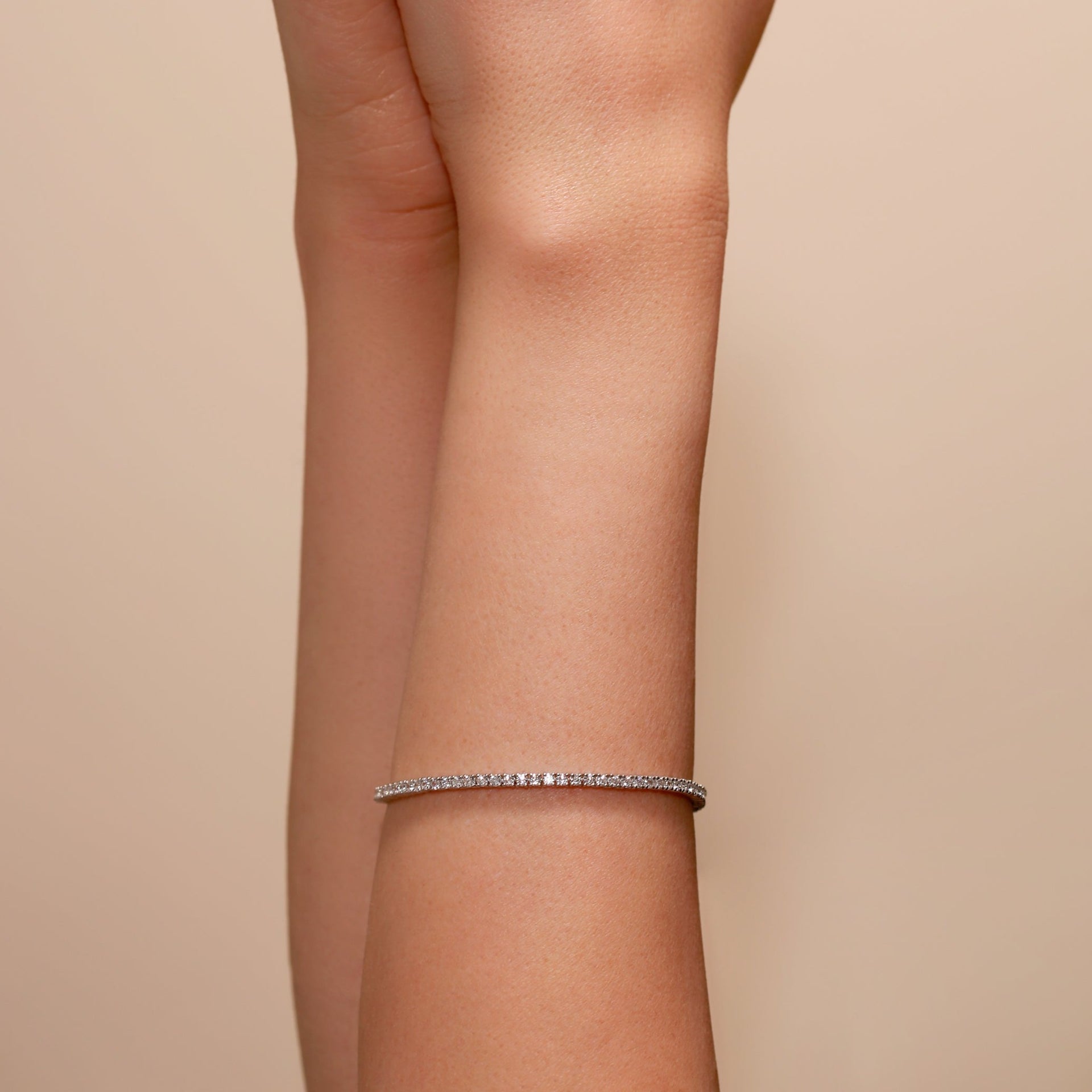Penelope | 9ct White Gold 3ct tw Lab Grown Diamond Bracelet