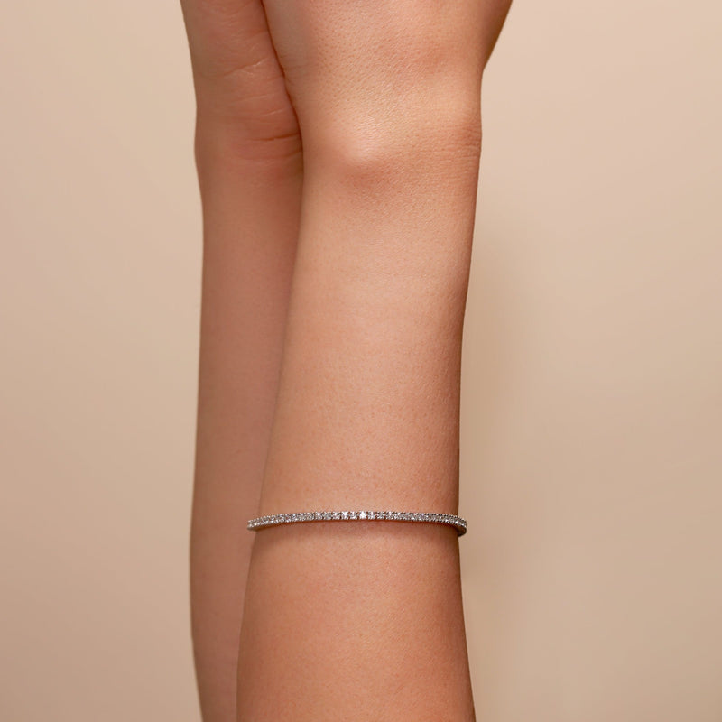 Penelope | 9ct White Gold 3ct tw Lab Grown Diamond Bracelet