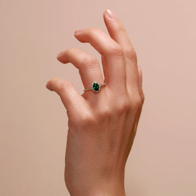 coloured gemstone - Customised Engagement Proposal Ring with Colour Gemstone
