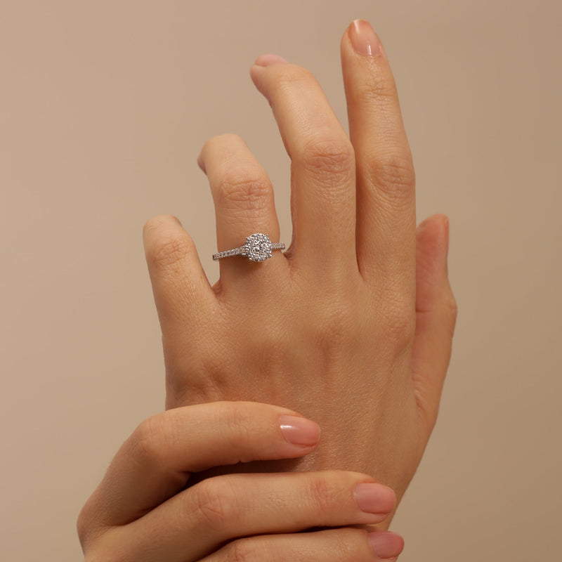 Sadie | 9ct White Gold 0.50ct tw Lab Grown Diamond Ring