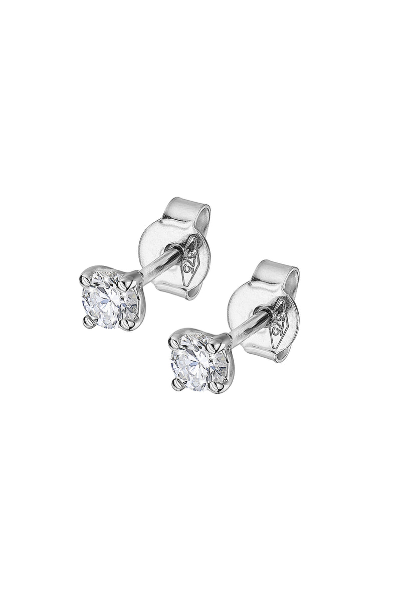 Bonnie | 9ct White Gold 0.25ct tw Lab Grown Diamond Earrings