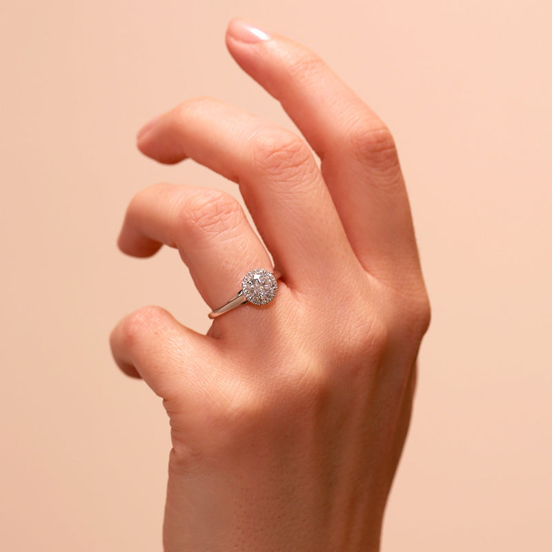 Ida | 18ct White Gold 1ct tw Lab Grown Diamond Engagement Ring